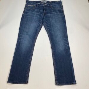 BKE Jake Straight Leg Dark Wash Denim Jeans Mens 38x32 (38x31)